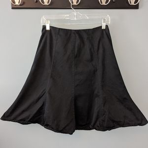 IE DESIGN Petite Black Flared Skirt